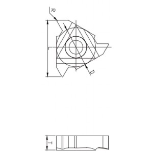 55º 通用型螺纹刀片