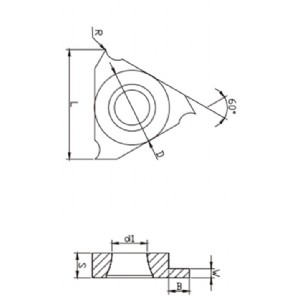 ISO 标准型螺纹刀片